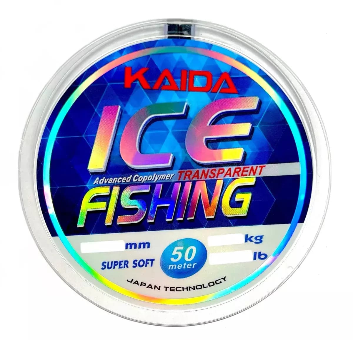 Леска Kaida ICE FISHING, 0,07 мм, 50 м
