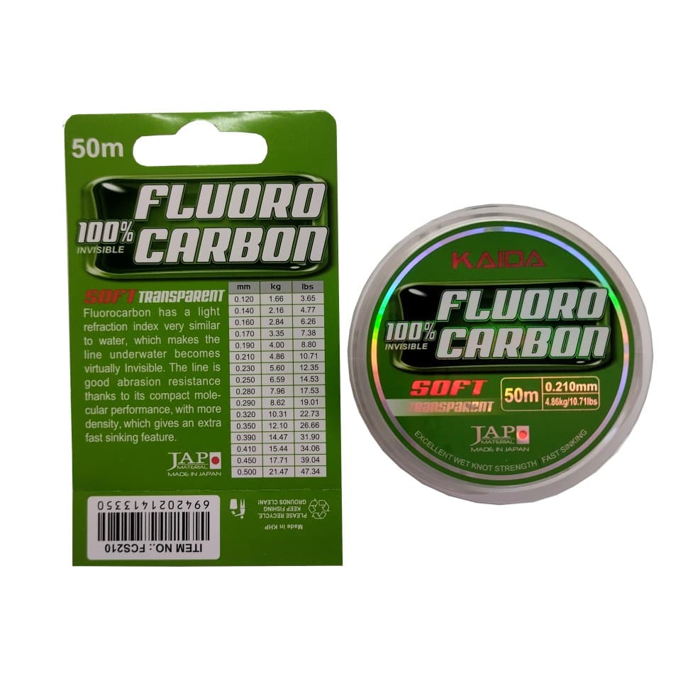 Флюорокарбон Kaida FCS FLUOROCARBON, 50 м, 1,66 кг
