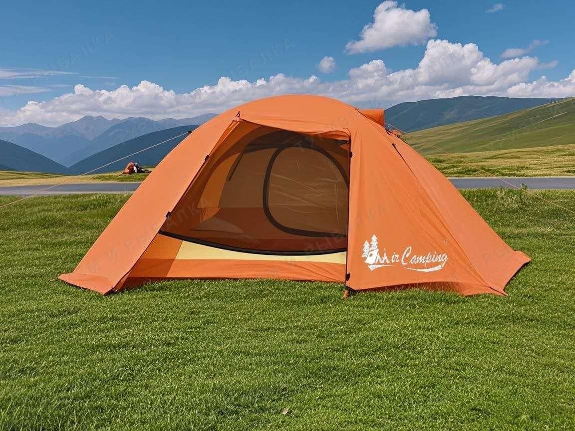 Двухместная палатка с тамбуром с алюминиевым каркасом Mimir ART6102