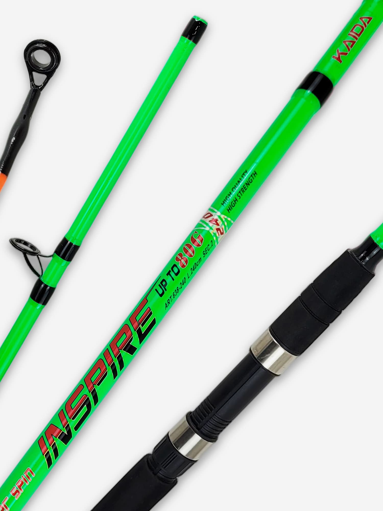 Спиннинг штекерный Kaida INSPIRE тест 20-80g 2,10м