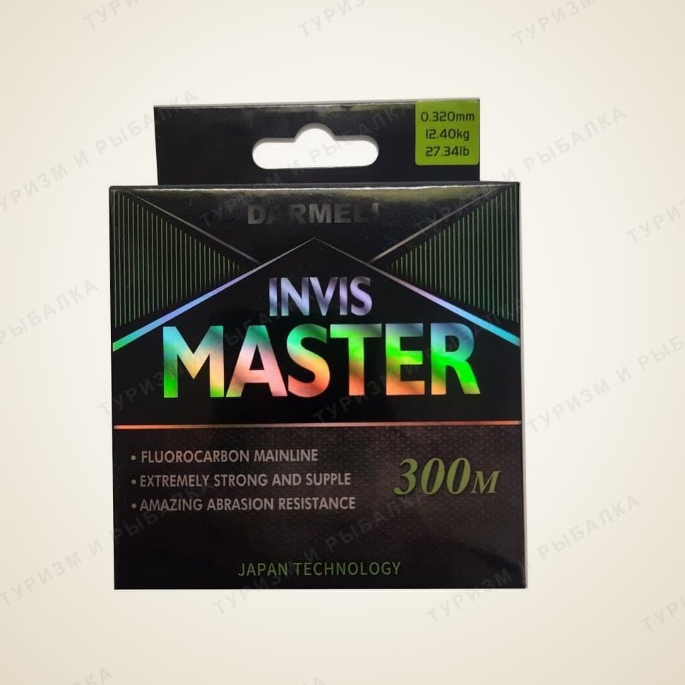 Флюорокарбон Kaida INVIS MASTER, 300 м, 15,26 кг