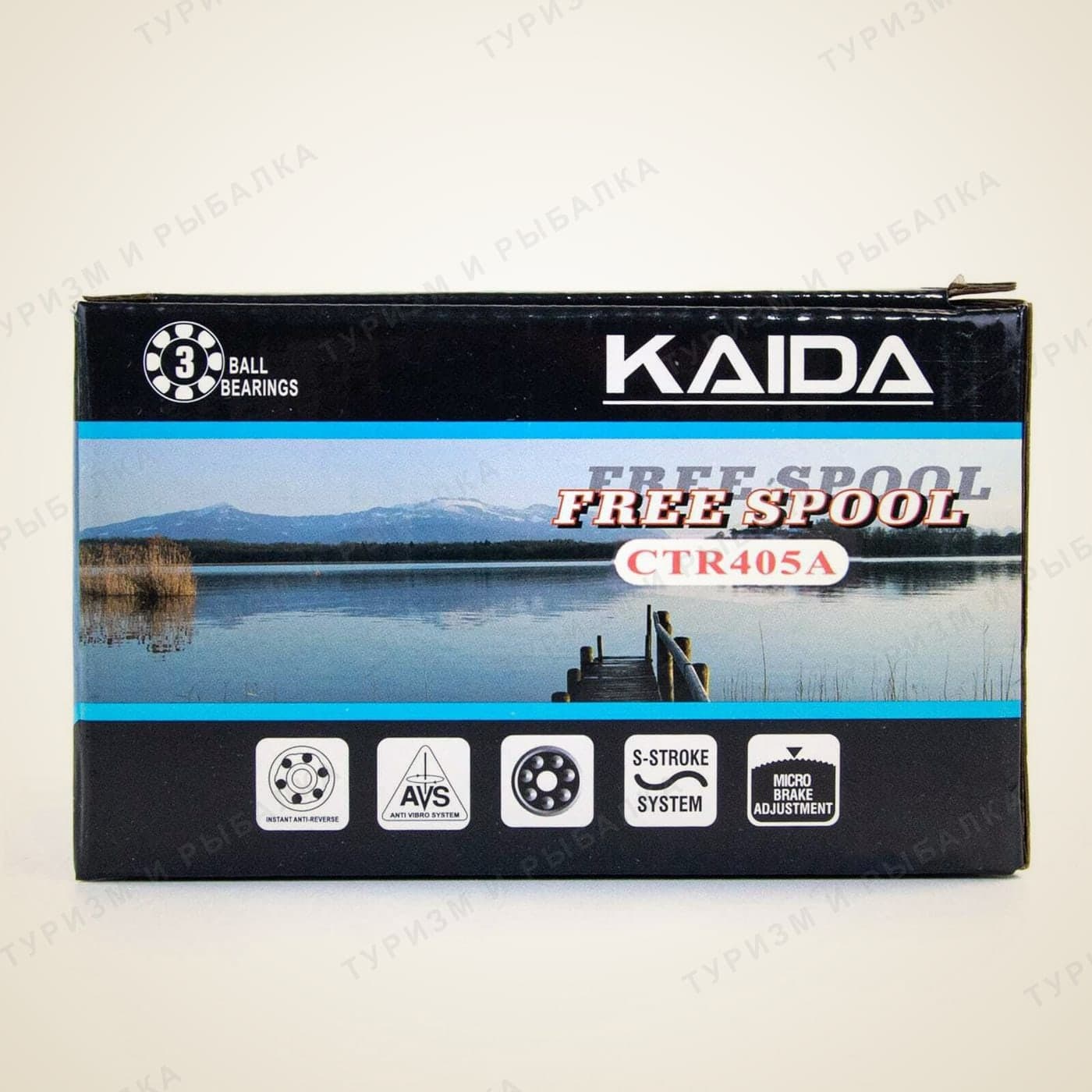 Катушка безинерционная Kaida CTR-405A-5BB с металлической шпулей