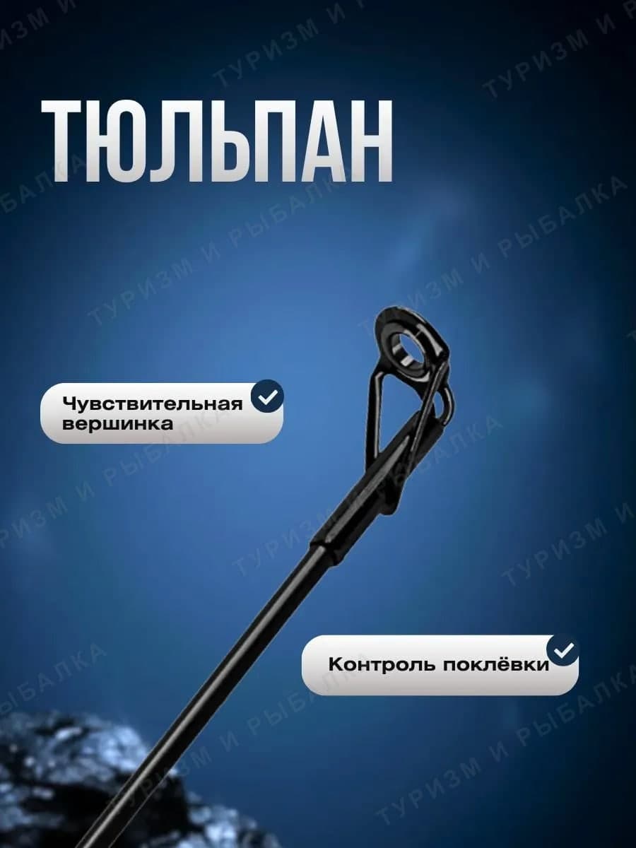 Спиннинг штекерный Kaida-Pro RANGER тест 0,5-5 / 1-8 g 2,03м Sec 1+2 Power UL